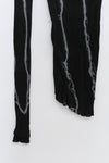 Marc le bihan dye T -shirt 1871 Black Tye Dye